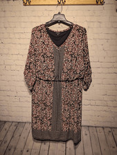 Roz & Ali stretchy plus sized dress 3x