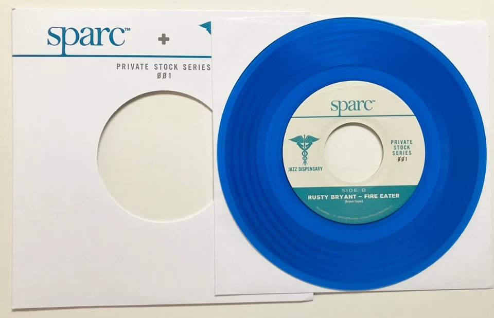 BOBBY RUSH: Mary Janes RUSTY BRYANT: Fire Eater (Blue Vinyl 7" Single) NM Foto 2 de 2
