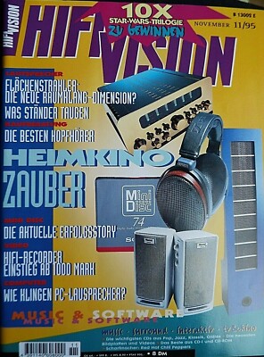 HIFI VISION 11/95 EMINENT LFT 8,AUDIOSTATIC ESH 50,LOGAN SL 3,AUDIODATA SAUTIEN2