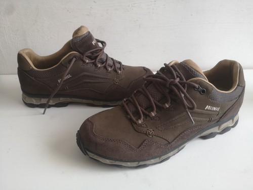 Mens Walking Shoes Lace Up Meindl Bogota LF Size 42 UK 8 Brown Leather - Picture 4 of 19
