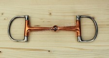 Solid Copper D Ring Single Joint Snaffle