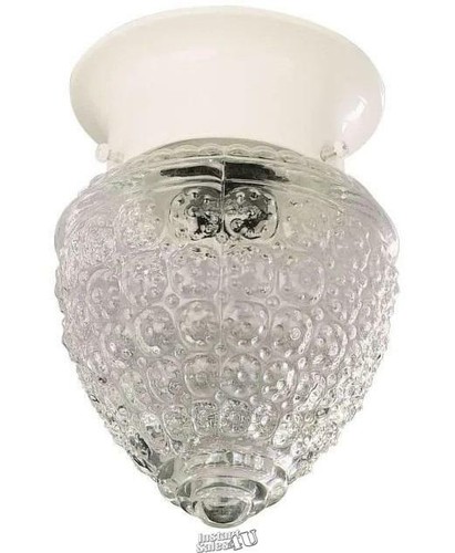 Volume Lighting 1-Light White Flush Mount - Picture 2 of 2