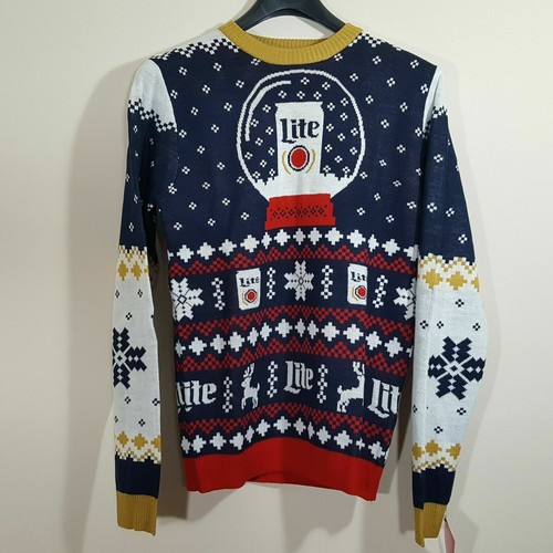 New 2018 Miller Lite Ugly Christmas 