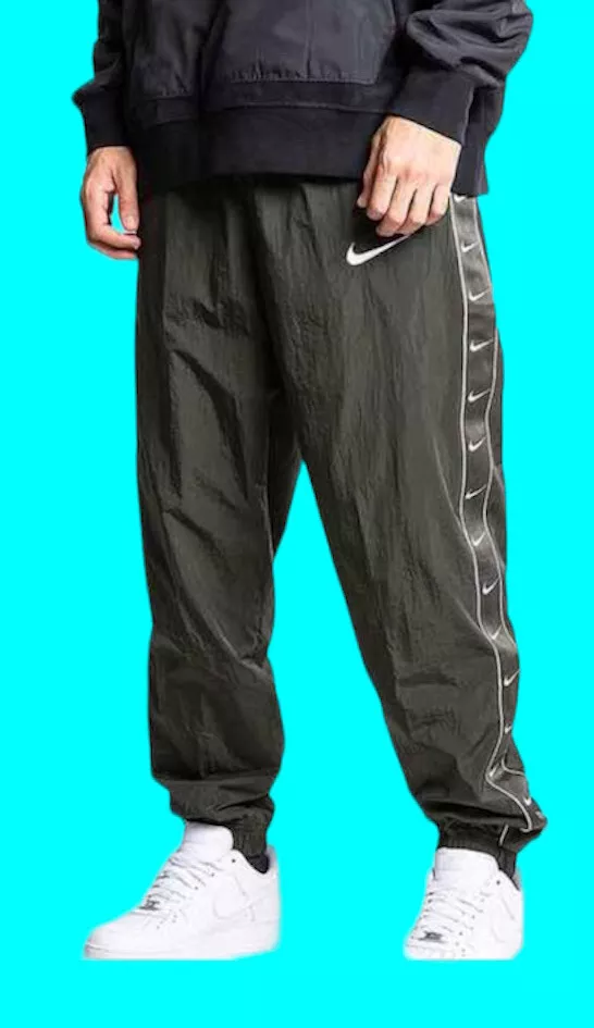 Nylon nike track pants hotsell mens