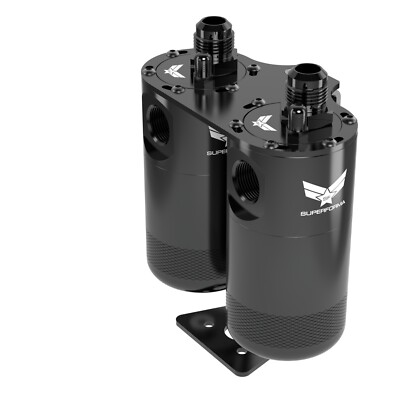Superforma Universal Oil Catch Can Stand Mount Twin