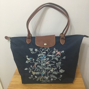 longchamp embroidered birds
