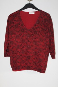 ladies red sparkly jumpers