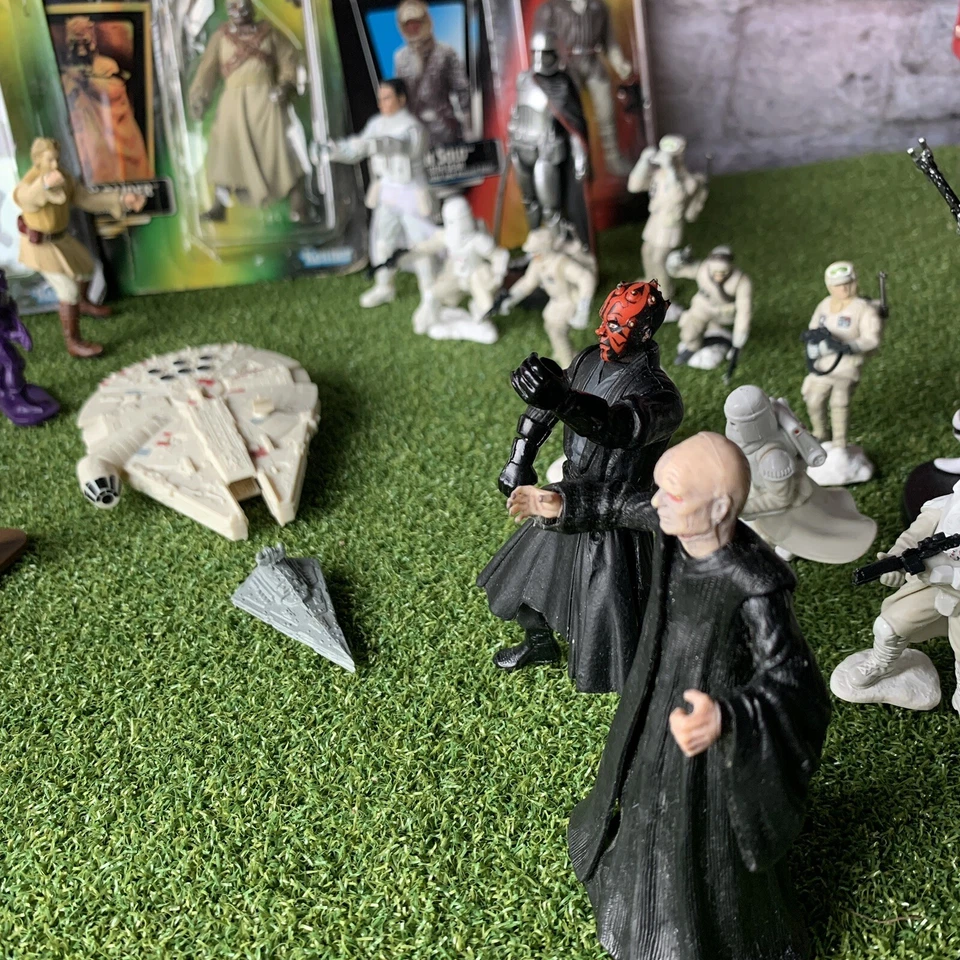 Star Wars Huge Mixed Lot 1995 - 2006 Action Figures Loose Kenner Vintage Jedi - Image 4 of 4