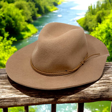 Vintage Gap Fedora Floppy Felt Hat 100% Wool ...