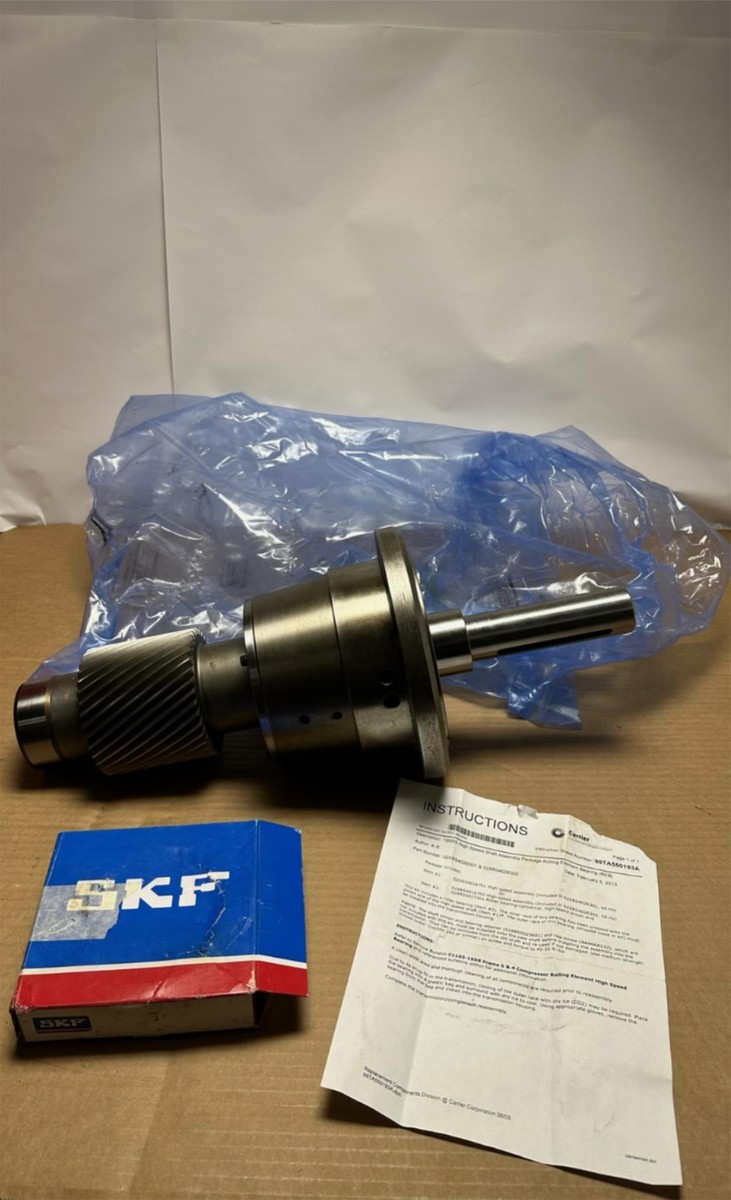 Carrier 19XR5 Liquid Chiller High Speed Shaft Assy 02XR54026301 w