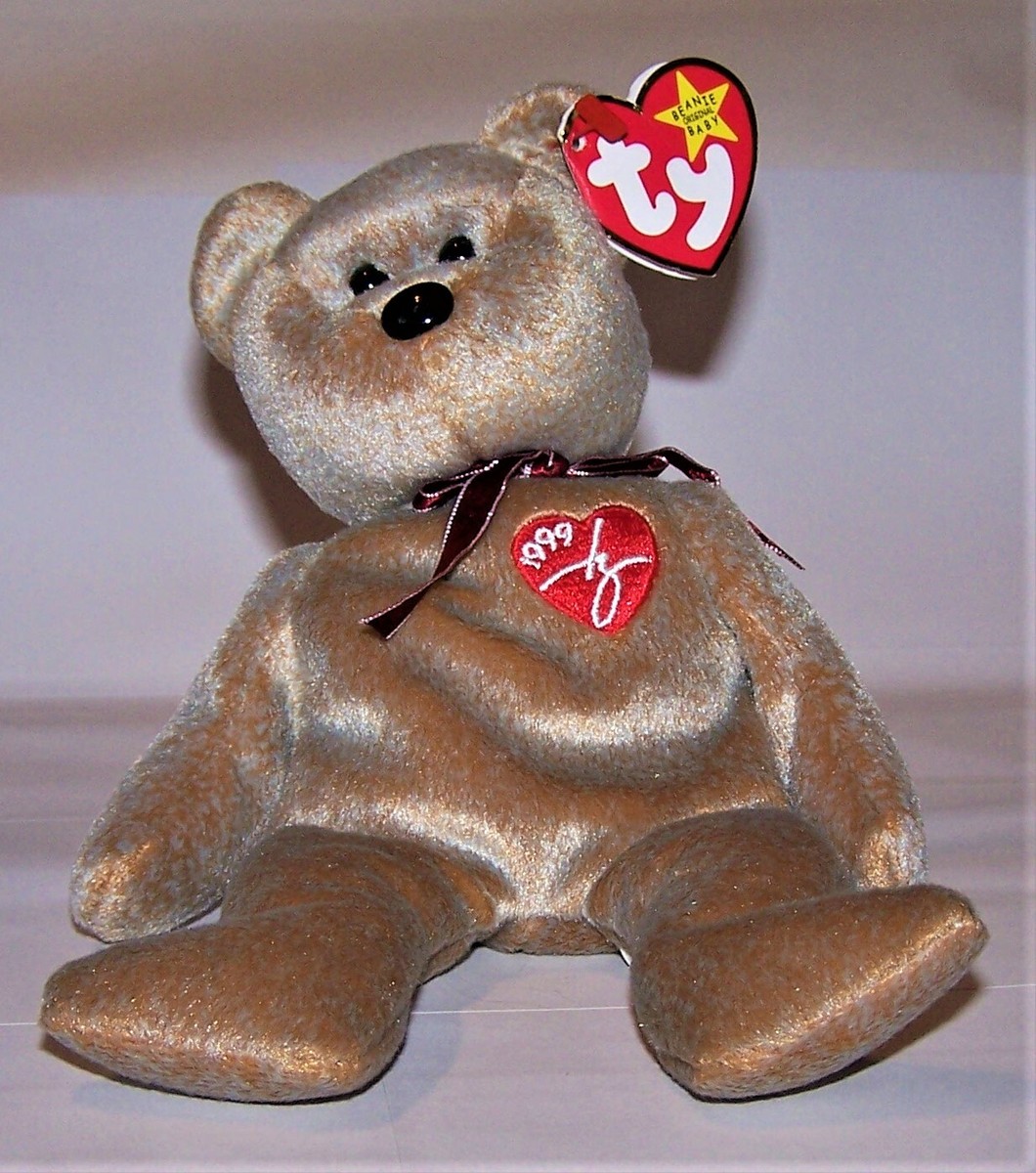 1999 Signature Bear Ty Beanie Babies DOB January 1,1999 Style 4228