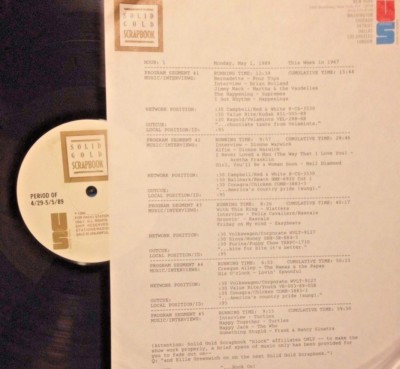 5/1/89 SOLID GOLD SCRAPBOOK  WEEK IN MAY 1967, FRANK/NANCY SINATRA, WHO, RASCALS