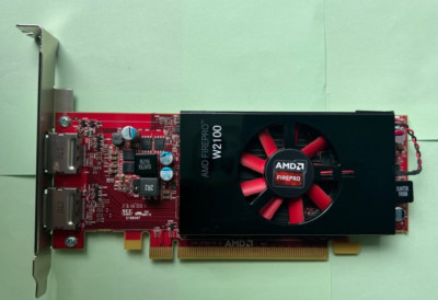 Dell 0Y5FR3 AMD FirePro W2100  GDDR3 2GB 2xDP  PCIe x16  128Bit Full Profile