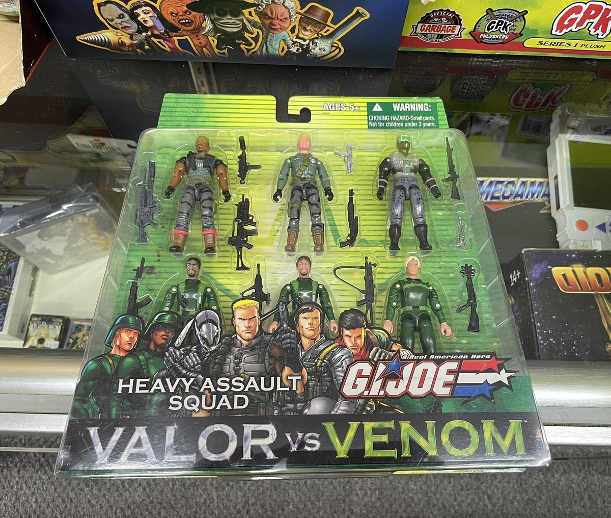 GI JOE VALOR VS VENOM 2005 HEAVY ASSAULT SQUAD NEW IN PACKAGE