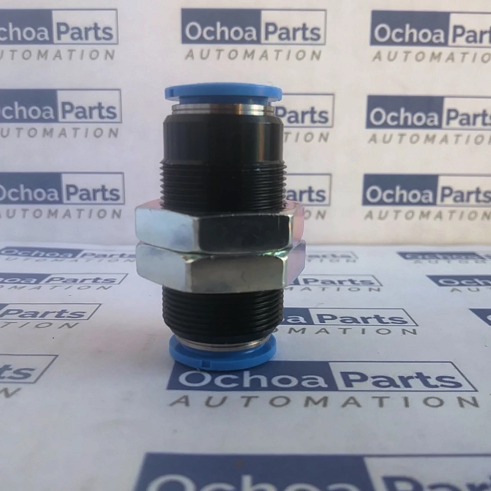 153161 FESTO PUSH-IN BULKHEAD CONNECTOR QSS-12 BLUE 0.95-6 BAR - LOT OF 5 PCS - Image 4 of 4