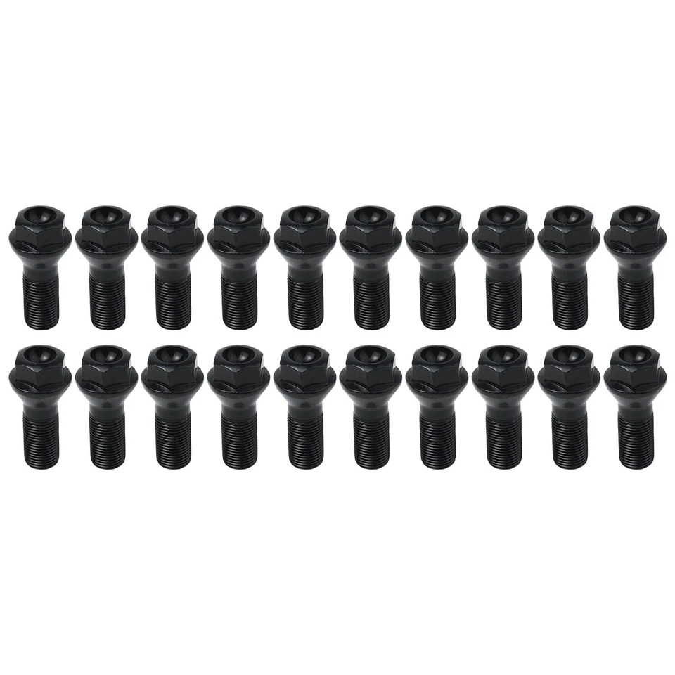 20X Wheel Lug Bolts Nuts 14 X1.25mm for BMW F30 F35 F10 F25 X3 E7 36136781151 Foto 3 de 4