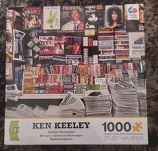 Ceaco Ken Keeley Historic Newstand 1000 Piece Jigsaw Puzzle NEW Sealed 