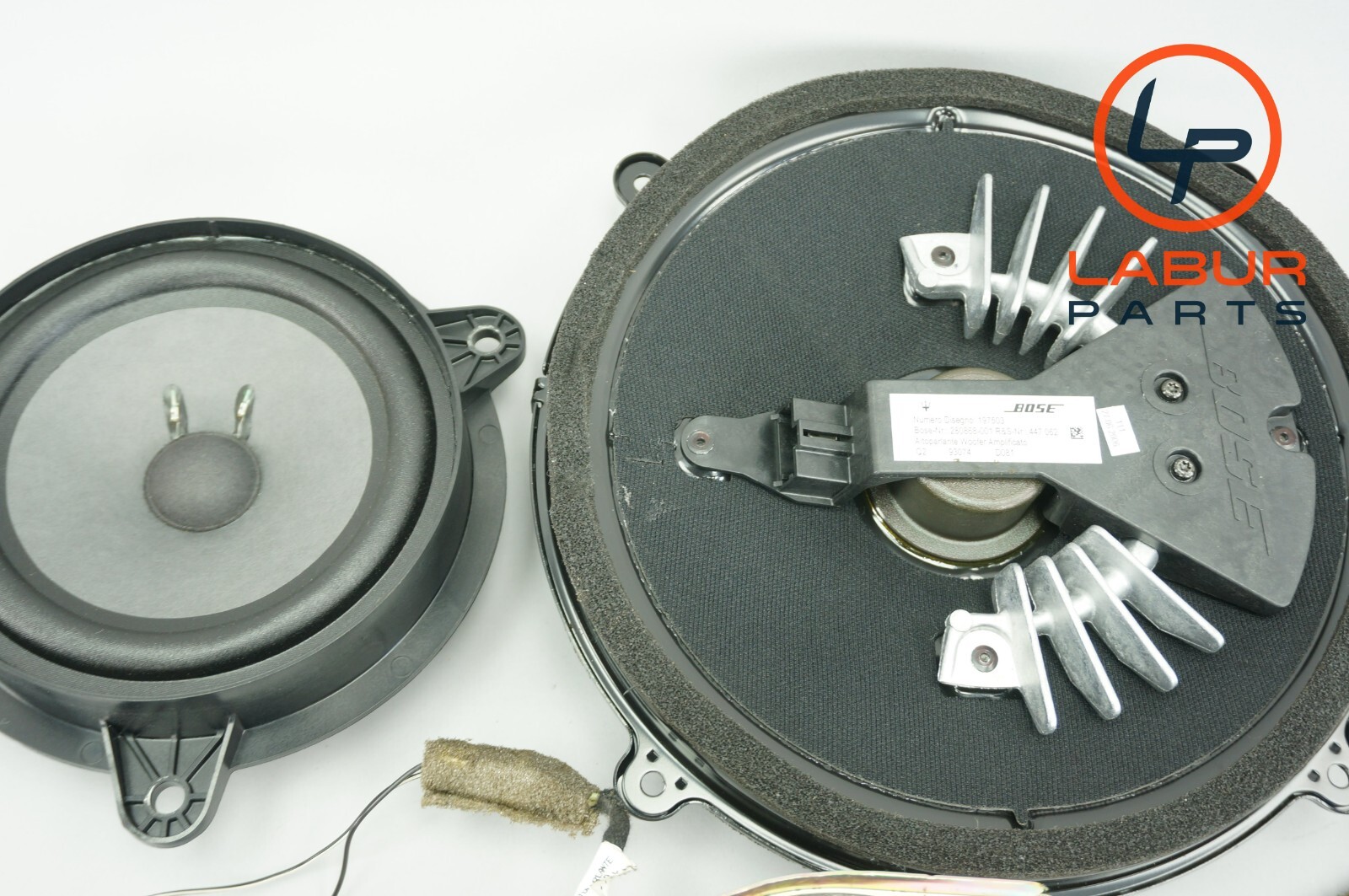 M139 03-13 Maserati Quattroporte BOSE Subwoofer Door Audio Speaker Set BX240