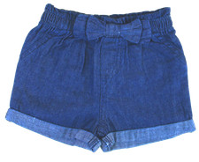 George Bambino Ragazza Pantaloncini Tgl 3-6 Mesi IN Jeans Look per Neonato