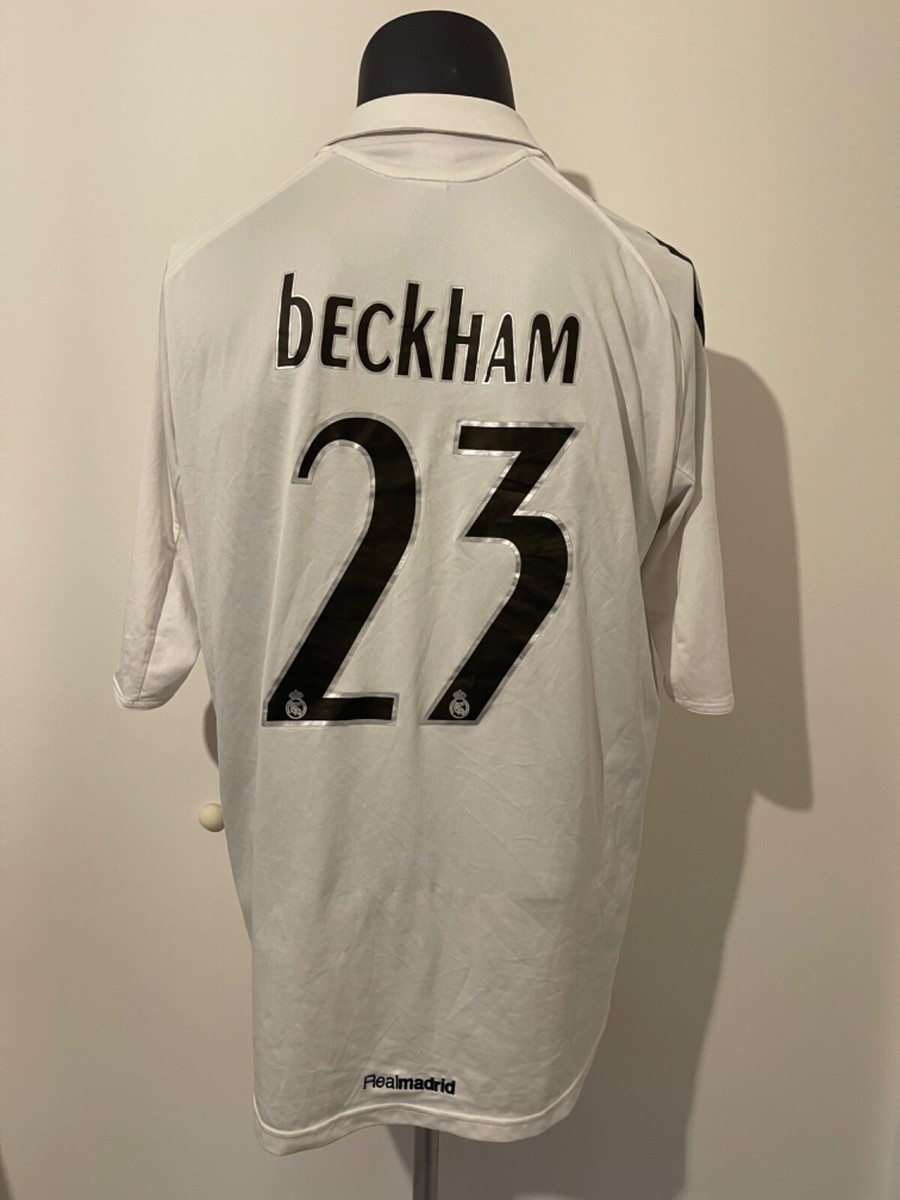 David Beckham Real Madrid Adidas home jersey 2005/2006 | eBay David Beckham Real Madrid Adidas home jersey 2005/2006 | eBay