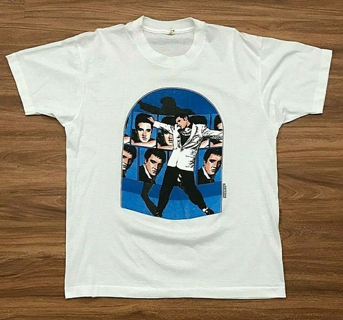 ELVIS PRESLEY Hip-Swiveling Leg Shaking Single Stitched T-Shirt XL Screen Stars