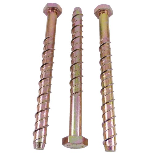 M10 HEX HEAD BOLT NEW GENUINE THUNDERBOLT MASONRY CONCRETE BRICK ANCHOR SCREW - Picture 6 of 7