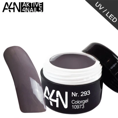 AKTIVE4NAILS Color UV Gel LED Farbgel 293 DEEP TAUPE French Modellage NailArt Design Nagel