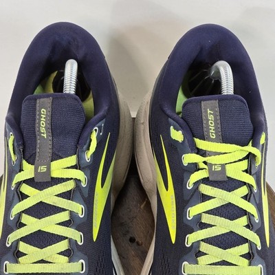 Brooks Ghost 15 Shoes Mens Size 11 Blue Yellow Running  display picture 1