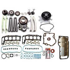 Timing Chain Kit Timing Cover Gasket Water Pump For 02 Dodge Ram 1500 4.7L SOHC
