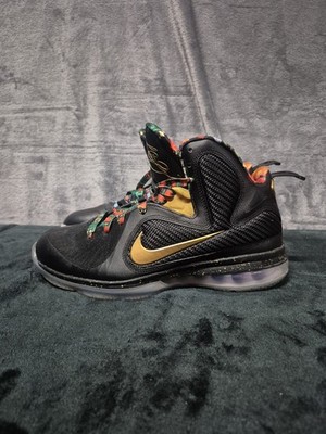 Size 8 - Nike LeBron 9 2022 Watch The Throne Black Suede Leather (DO9353-001)