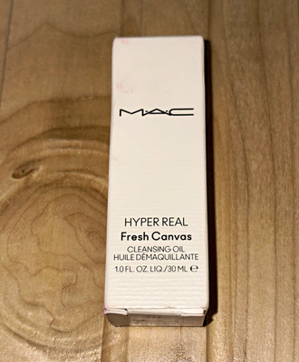 M·A·C Hyper Real Fresh Canvas Cleansing Oil Removes Makeup Face Travel 1.0 oz