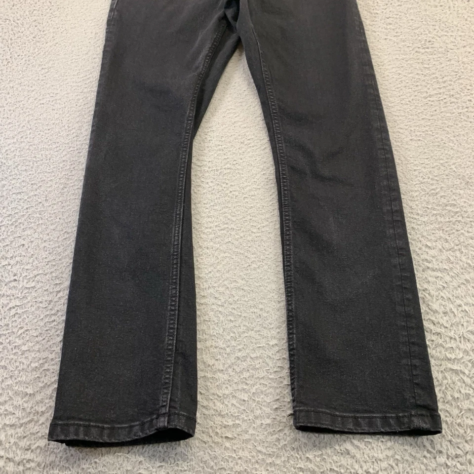 Volcom Vorta Jeans Mens 30x30 Black Denim Slim Straight 5-Pocket Stretch Skate - Image 2 of 4