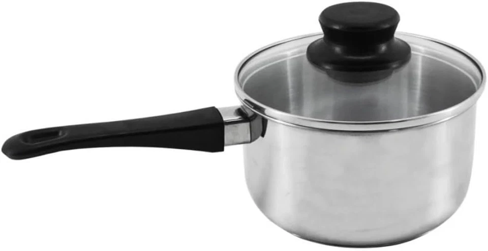 Set Di 5 Pentole "Annons" Con Coperchio in Vetro, a Induzione, in Acciaio Inox - Immagine 4 di 4