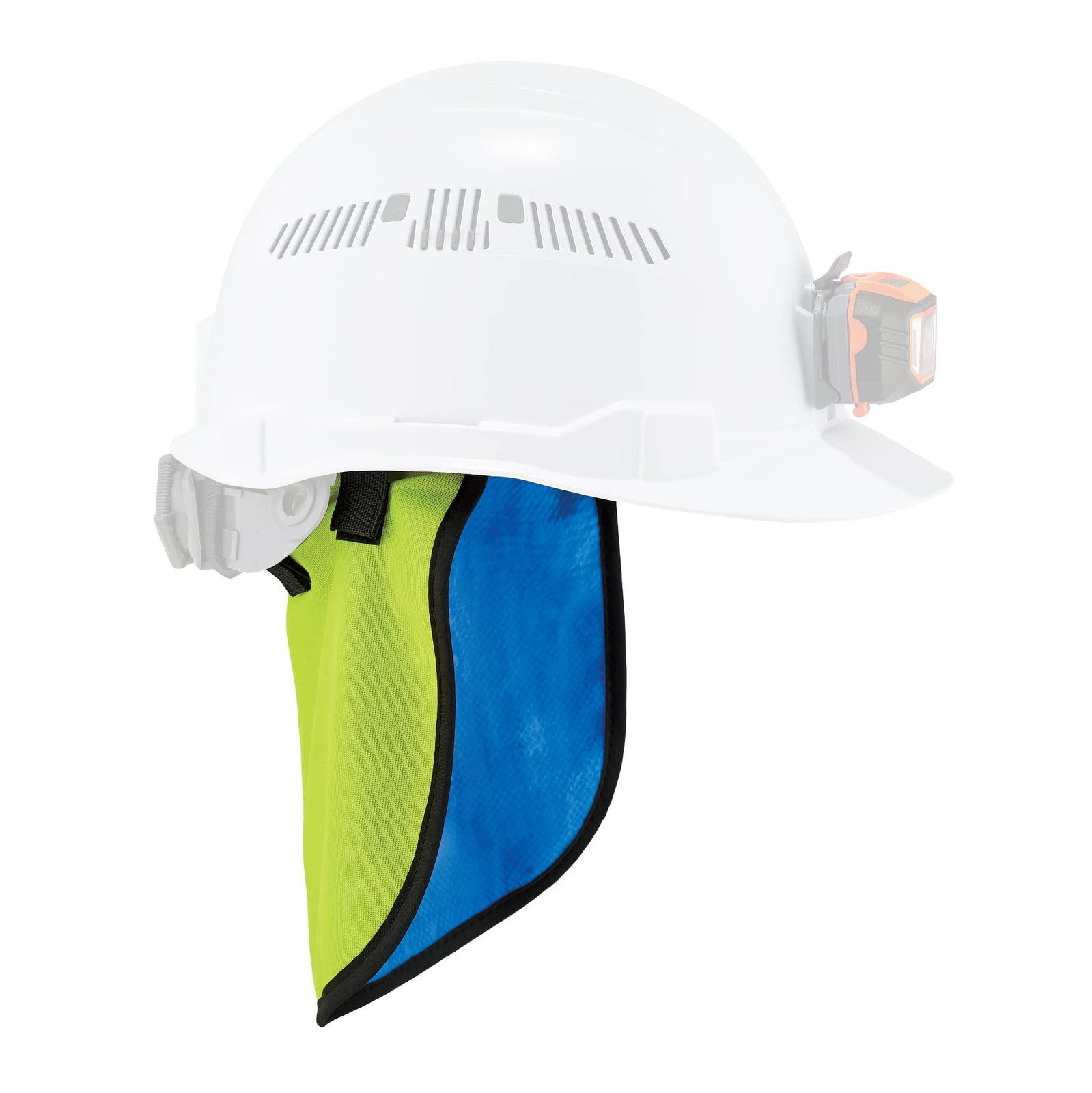 Chill-Its 6670CT Evaporative Cooling Hard Hat Neck ShadeLime