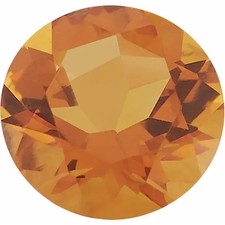 AAA Natural Citrine Round 1mm Gemstone for Jewelry Making Genuine Quality
