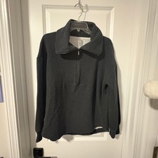 Lou-grey Women's Grey and Black Sweatshirt
