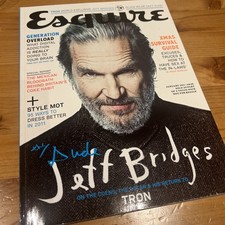 ESQUIRE MAGAZINE JANUARY 2011 JEFF BRIDGES - TRON EXCLUSIVE, COENS, OSCAR WIN