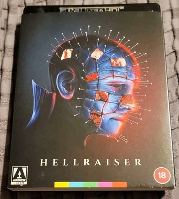 Hellraiser (4K Ultra HD, 1987) w/Slipcover Arrow Limited Edition Clive Barker