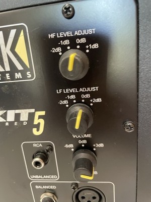KRK Rokit 5 RPG2 Studio Speakers Pair XLR AUX Power Cables | eBay