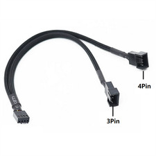 4Pin 1 To 2 Fan Extension Splitter Cable 4Pin 1 To 2 Fan Extension Cable D