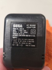 Genuine Official Sega Game Gear Power Adapter Supply - Mega Drive- Master System