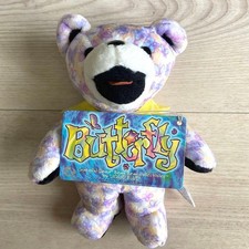 Grateful Dead Bear Butterfly Butterfly Plush Retro
