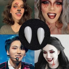 5 Pairs Halloween Vampire Fangs Fake Teeth Costume Cosplay Party Prop Dentures