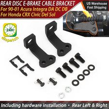 Rear Disc E Brake Cable Bracket For For 1990 Honda Integra Crx Del Sol Civic Eg