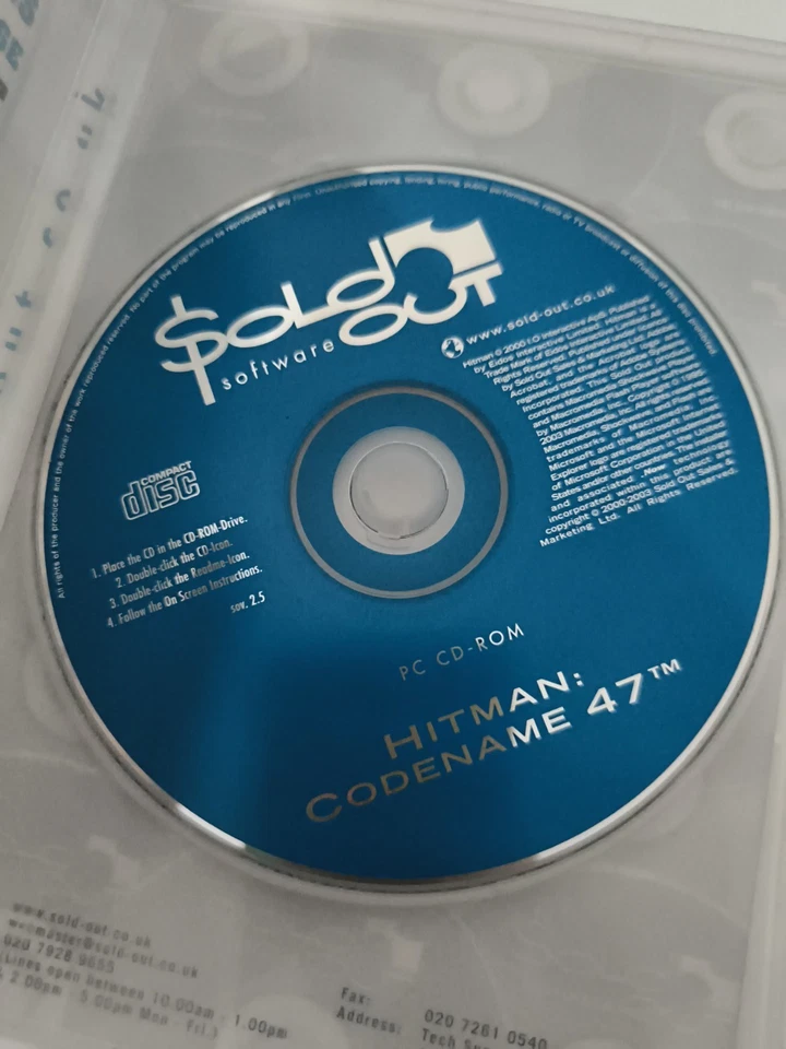 🎮Hitman-Codename 47🎮 PC Spiel Game Top Zustand 👌🏻 - Bild 2 von 3