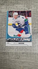 2017-18 Upper Deck Young Guns Brock Boeser Rookie Card #247. rookie card picture