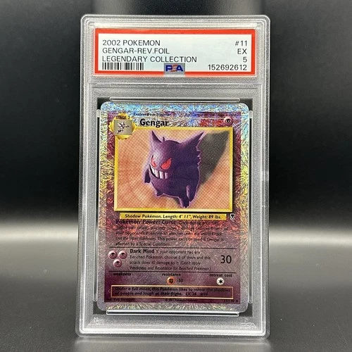 Pokémon TCG Gengar 11/110 Legendary Collection Reverse Holo Rare PSA 5
