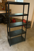 Keter Plus 5 Tier Shelving Unit Garage Storage Rack Heavy Duty Plastic Shelf NEW