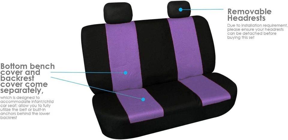 For GMC Acadia Sierra, Canyon, Yukon Washable Soft Leather Car Front Seat Cover Foto 4 de 4