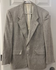 Vintage Christian Dior Monsieur Tweed Blazer Jacket Money Luxury RARE BULLOCK  S